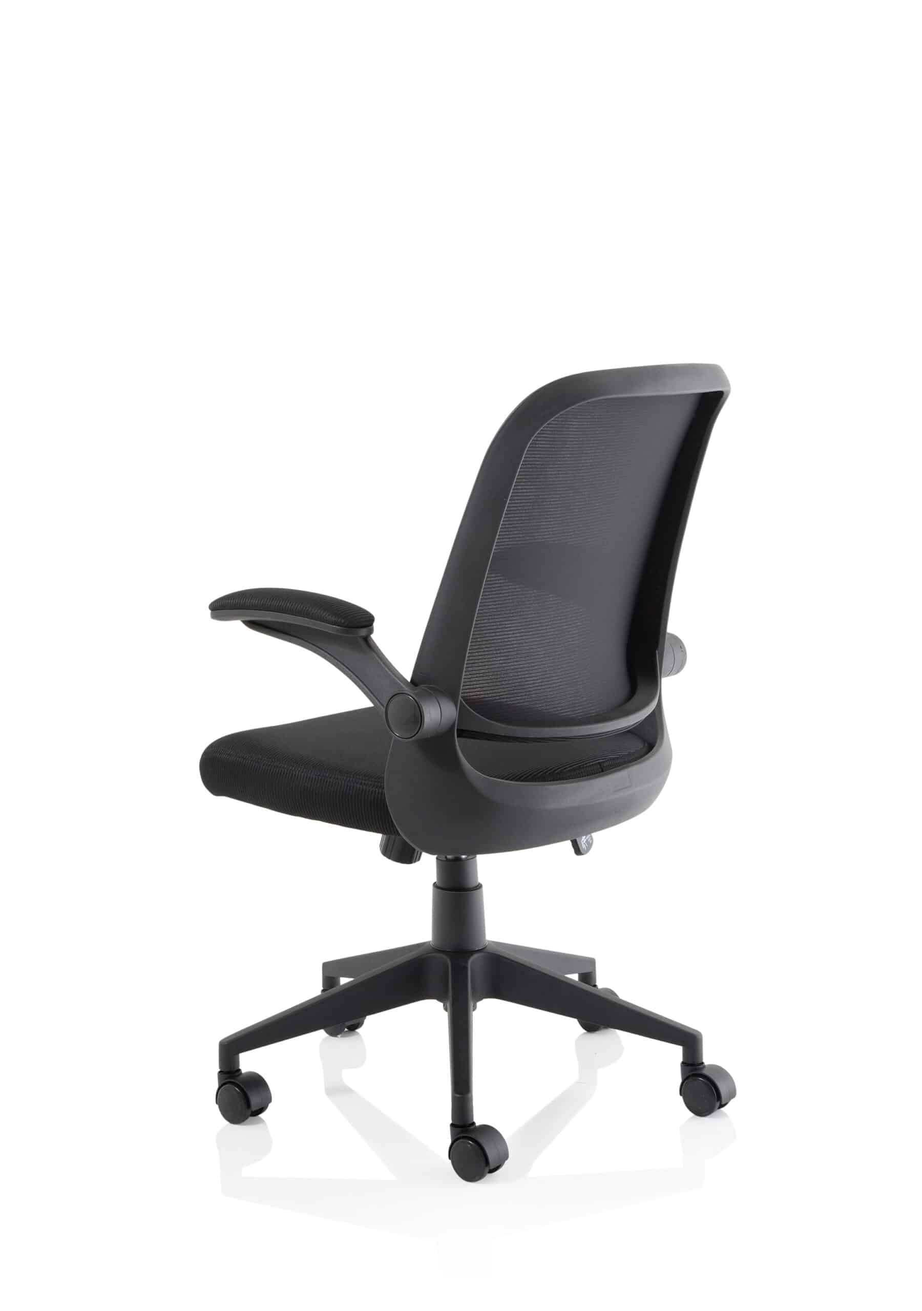 Crew Task Operator Mesh Chair With Folding Arms - Image 5
