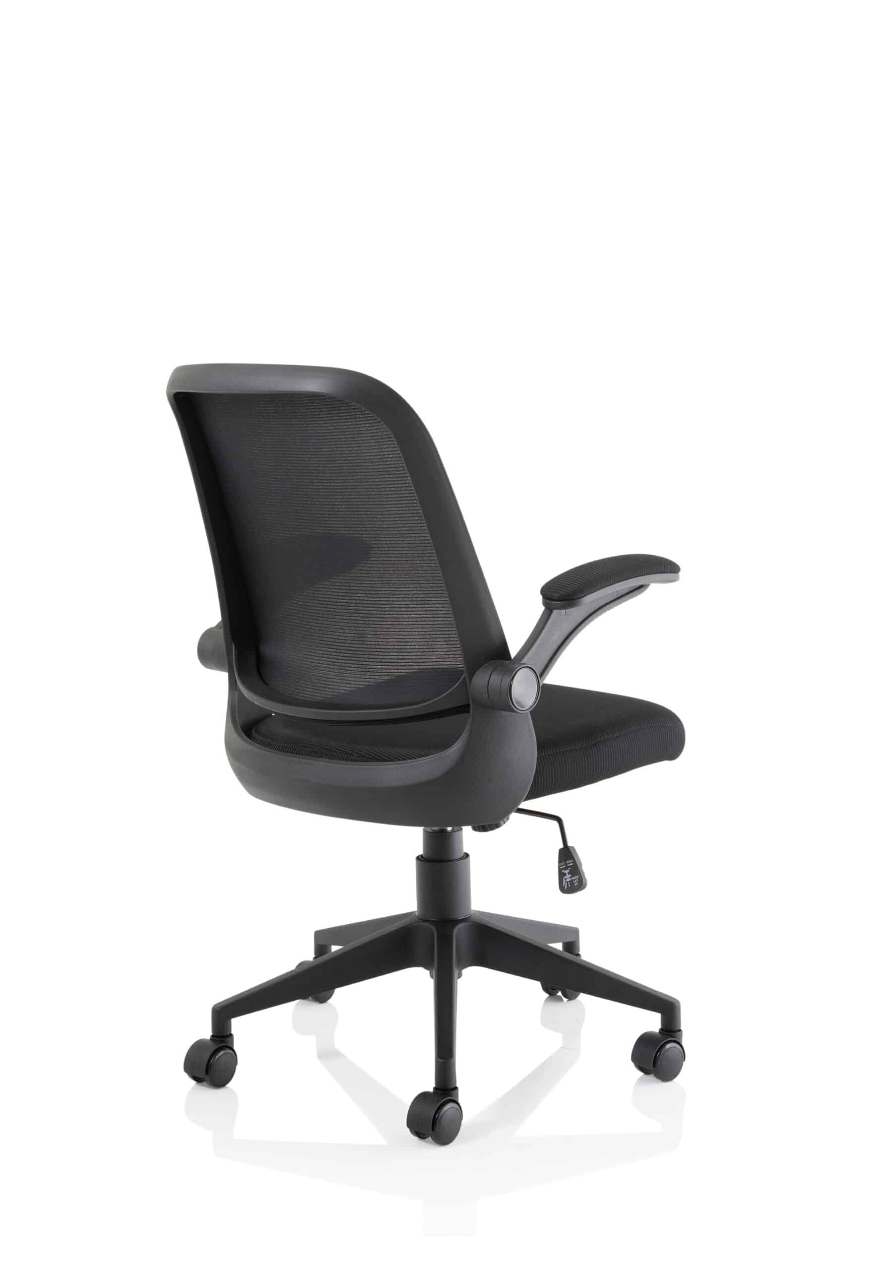 Crew Task Operator Mesh Chair With Folding Arms - Image 7