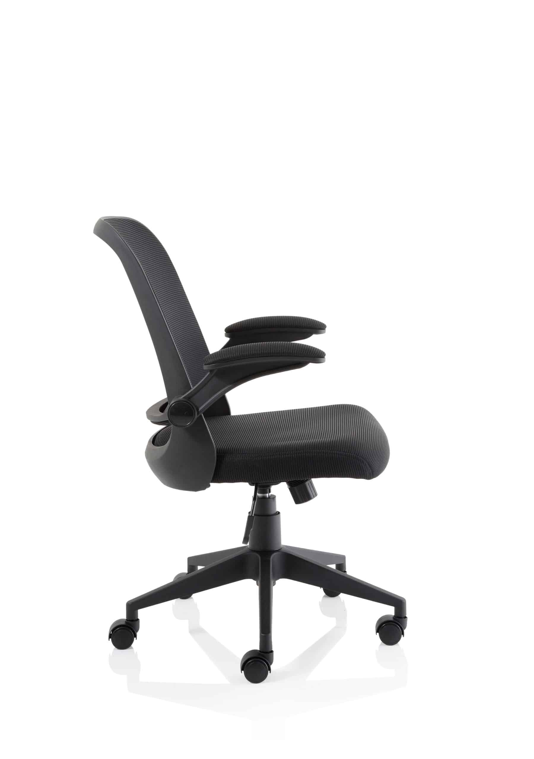 Crew Task Operator Mesh Chair With Folding Arms - Image 8
