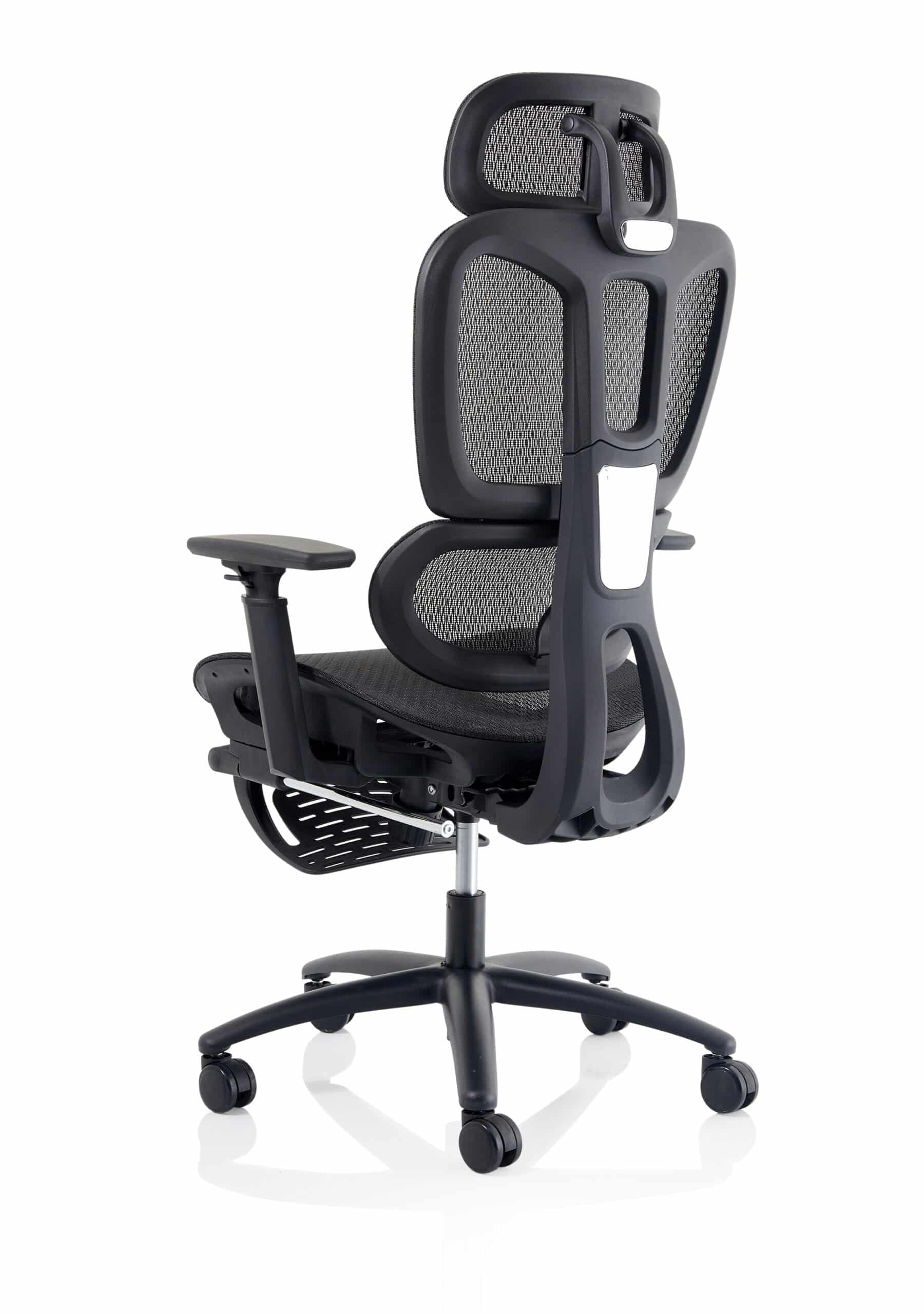 Horizon Executive Mesh Chair With Height Adjustable Arms and Footrest - Image 5
