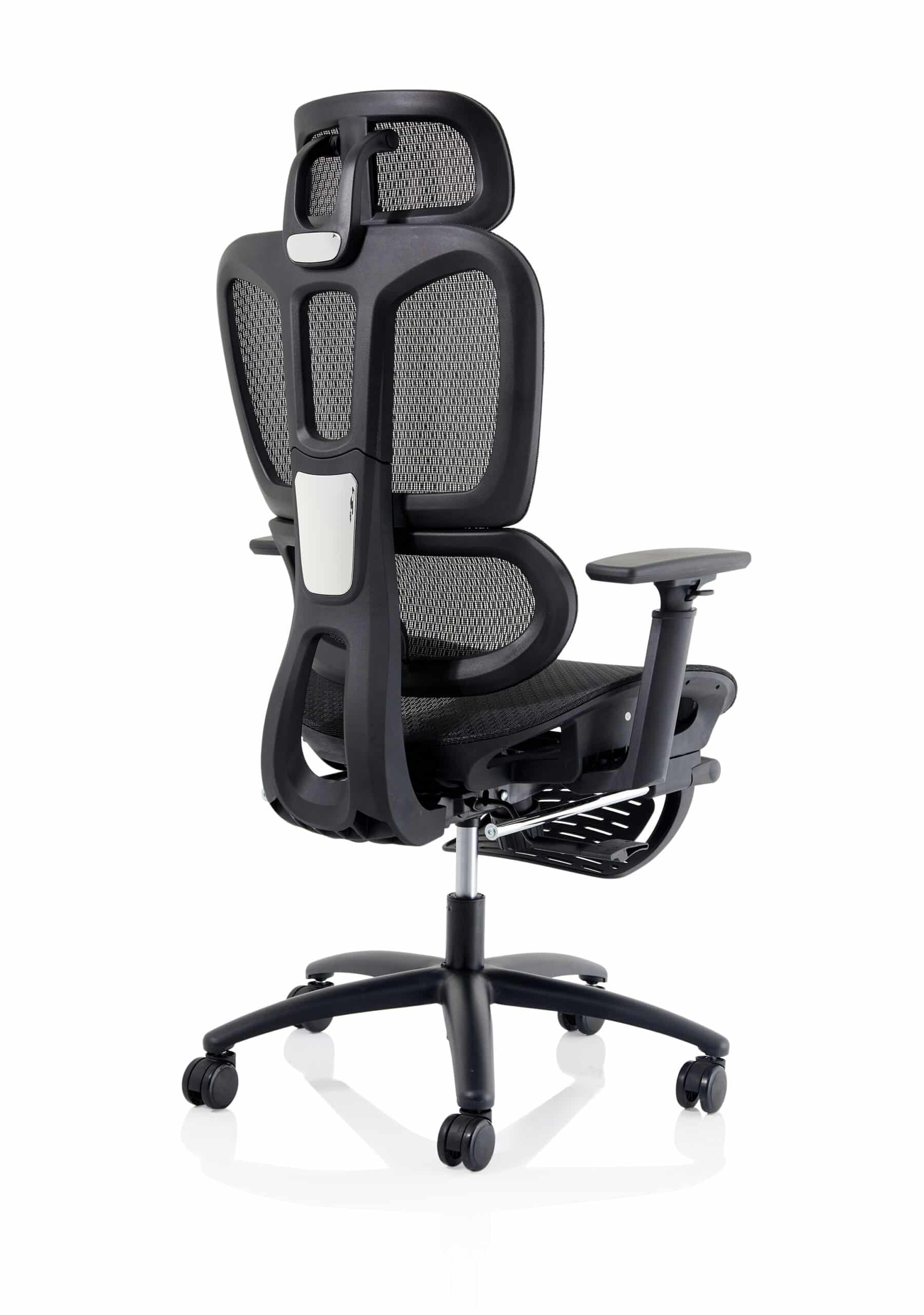 Horizon Executive Mesh Chair With Height Adjustable Arms and Footrest - Image 7