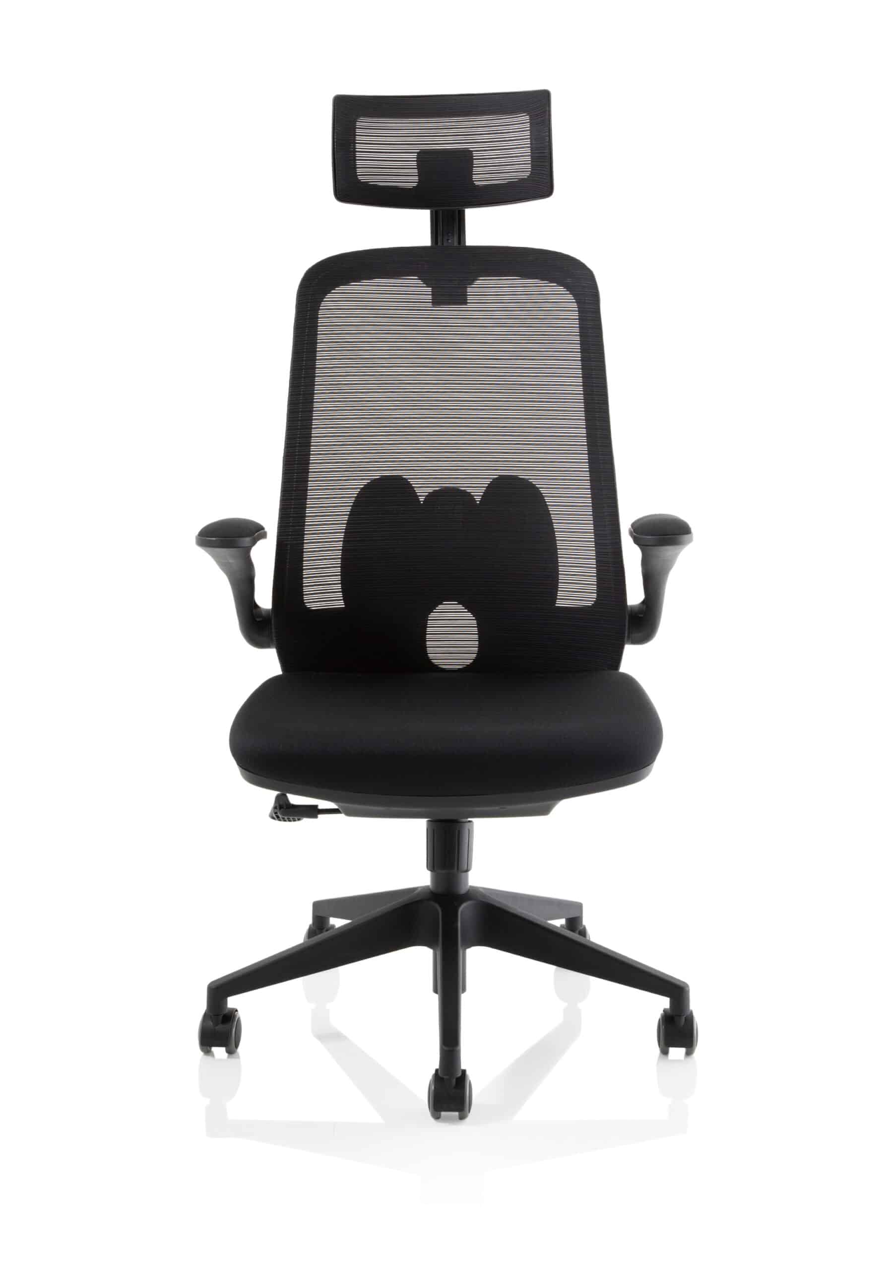 Sigma Executive Mesh Chair With Folding Arms - Image 2