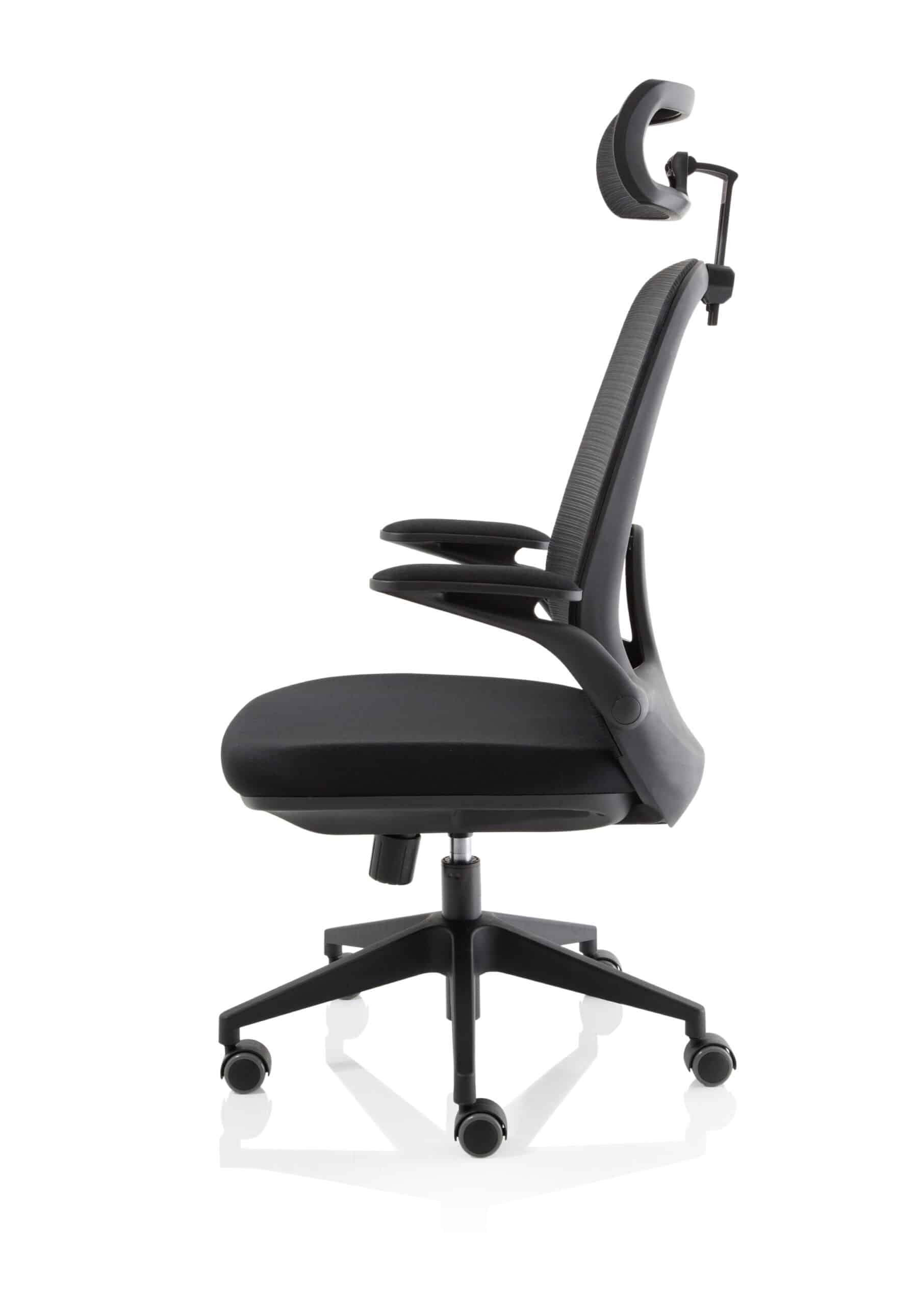 Sigma Executive Mesh Chair With Folding Arms - Image 4