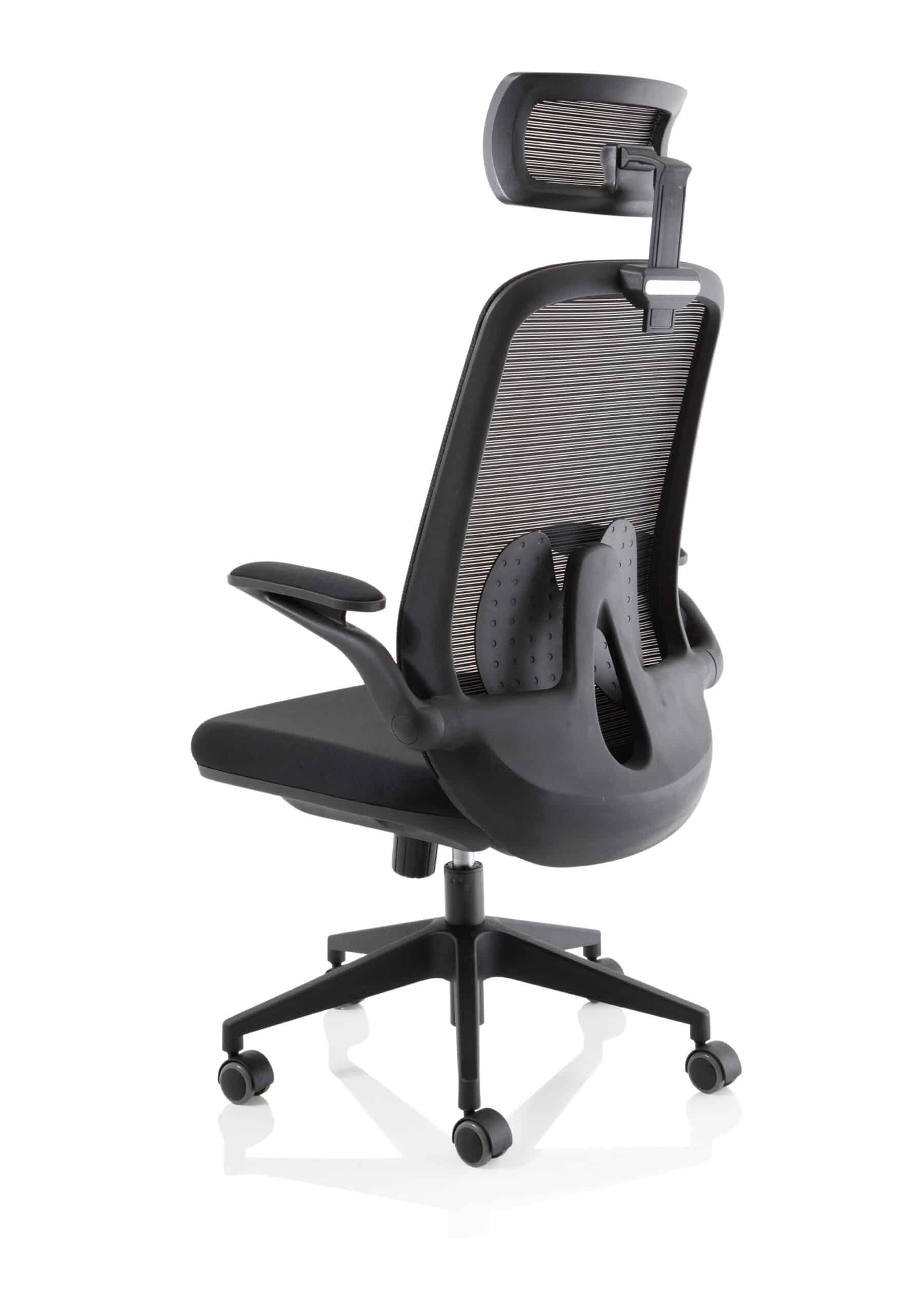 Sigma Executive Mesh Chair With Folding Arms - Image 5