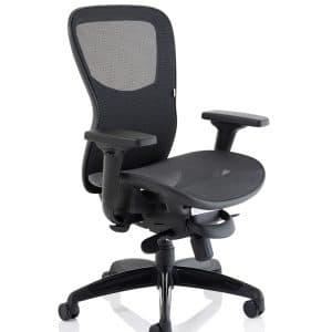 Stealth Shadow High Mesh Back Ergonomic Posture Chair with Arms
