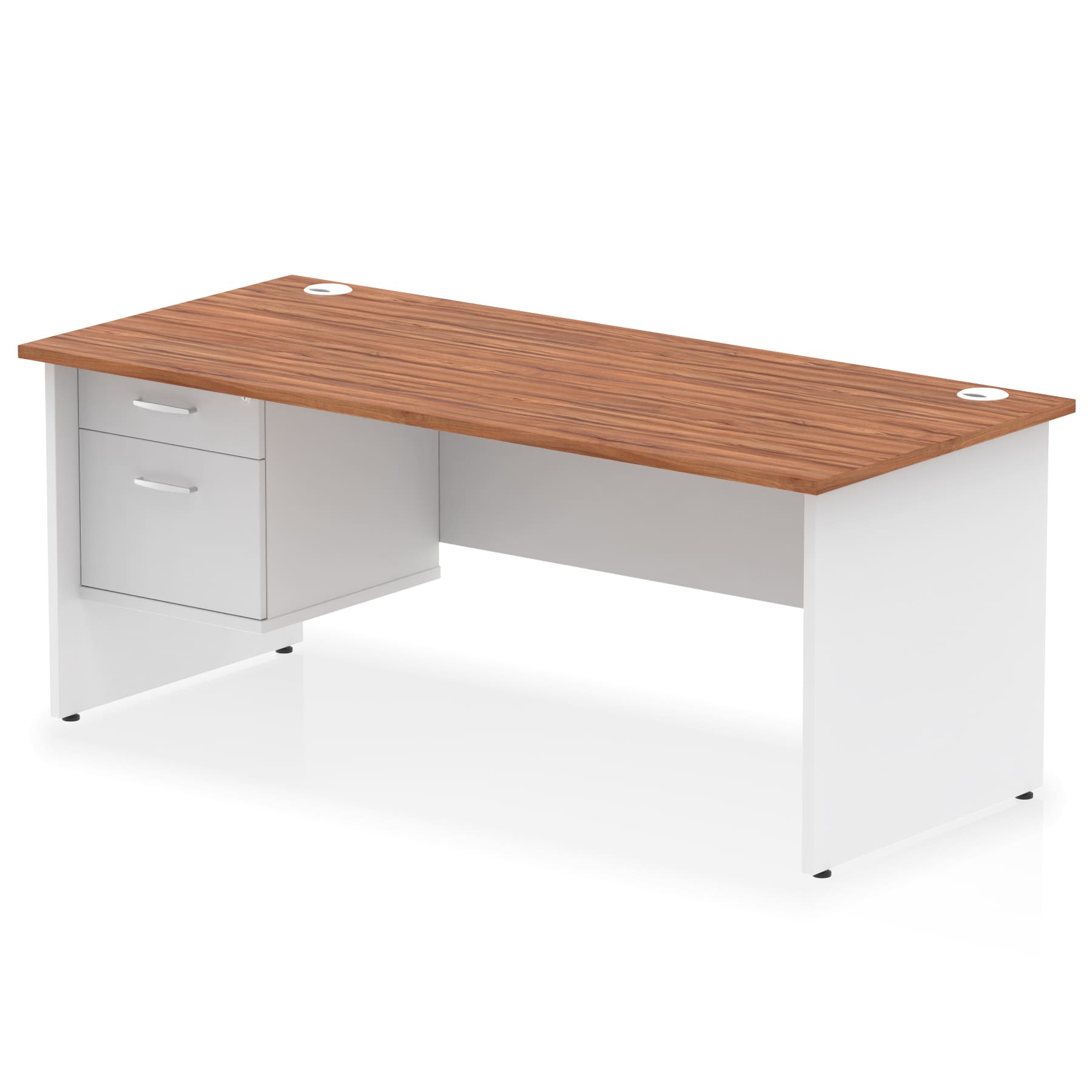 Impulse 1800mm Panel End Straigh Desk With Single Fixed Pedestal - Image 25