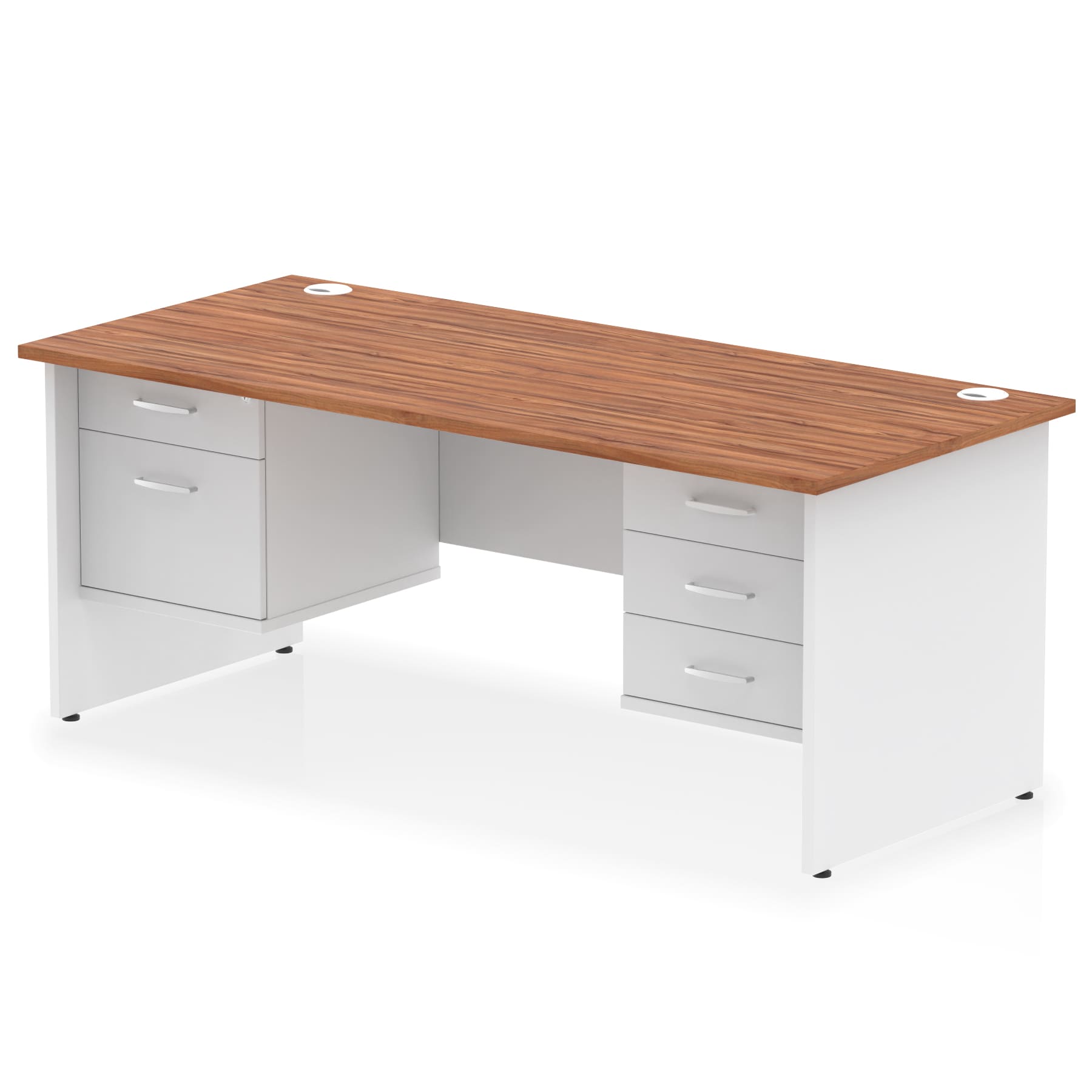 Impulse 1800mm Panel End Straight Desk With Two Fixed Pedestal - Image 31