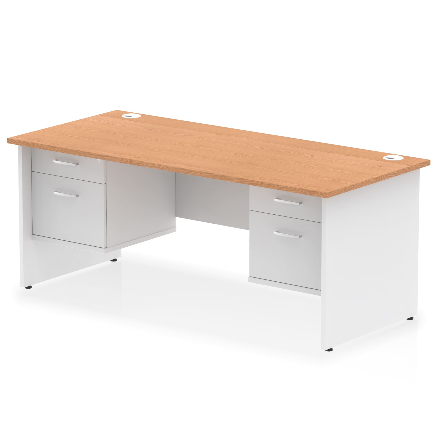 Impulse 1800mm Panel End Straight Desk With Two Fixed Pedestal - Image 22