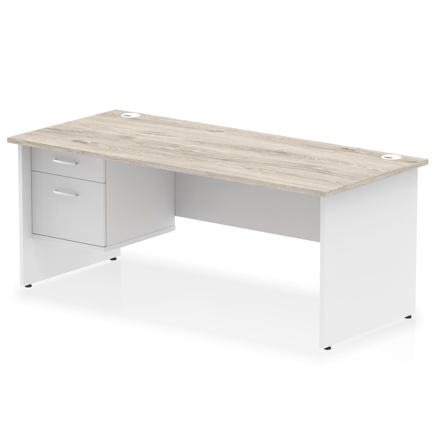 Impulse 1800mm Panel End Straigh Desk With Single Fixed Pedestal - Image 9