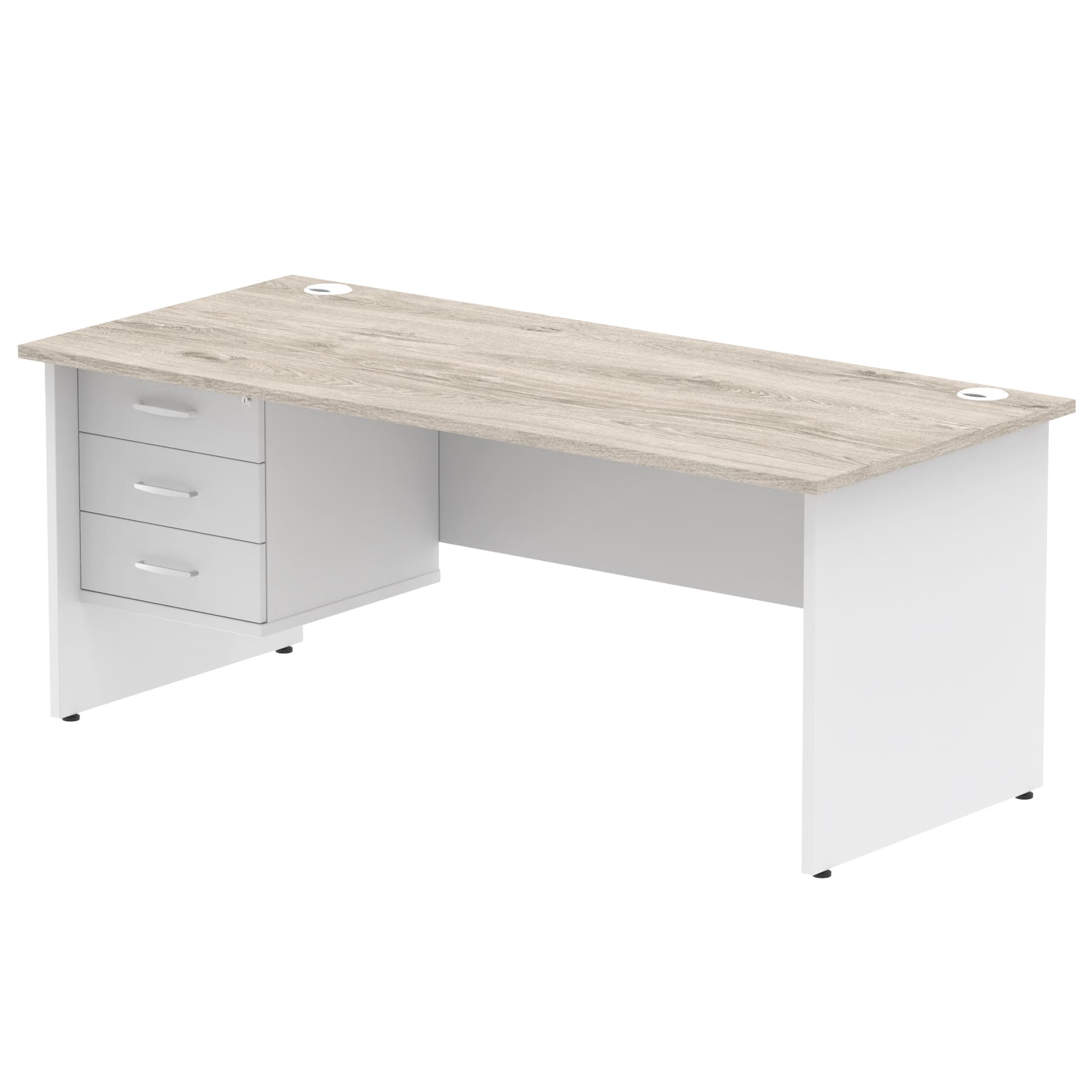 Impulse 1800mm Panel End Straigh Desk With Single Fixed Pedestal - Image 10